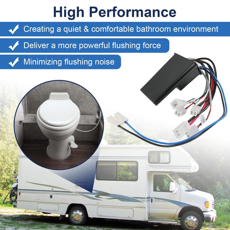 RALZAOTO 36398 RV Toilet Flush Controller Replacement for Thetford Tecma