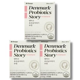 Denps Danish Lactobacillus Story Woman 170mg x 60 Capsules 3ea / 덴프스 덴마크 유산균이야기 우먼 170mg x 60캡슐 3개