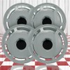 Brighter Design Set of 4 15" Push-on Chrome Hubcaps for
