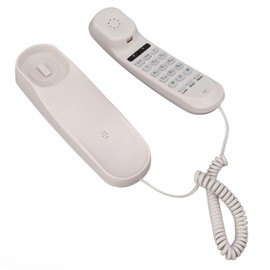 Corded Home Phone, Retro Wall Phones for Landline, Analog Desk Phone with Vintage Wall Phone Design, Old Phone with Call Forwarding, Dialing History for Hotel Office Bank