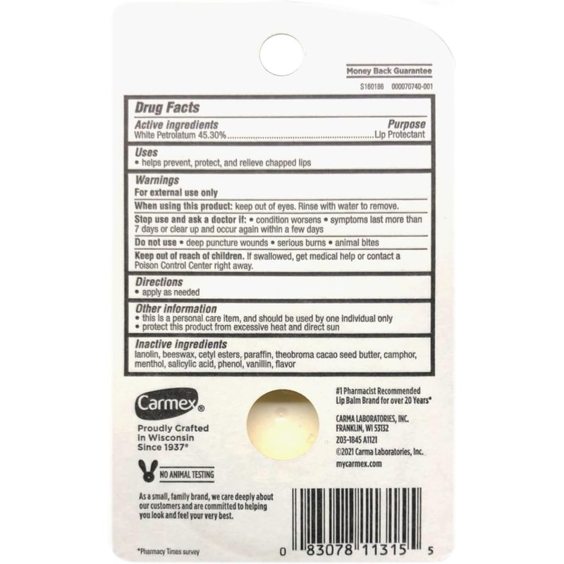 Carmex Classic Lip Care (case of 12)