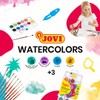 Jovi Wasserfarbkasten, 24 Wasserfarben mit Pinsel und Mischpalette, 1 stück