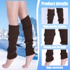 Suxgumoe Women's Long Winter Leg Warmers, Winter Knitted Legwarmers, Girls'