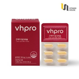Vitamin House 간케어 밀크씨슬 30정 1박스 Liver Care Milk Thistle 30 Tablets 1 Box