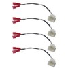 2PC Front Dash Tweeters Speaker Wiring Harness Adapter Connector Plug
