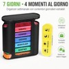 App Life Weekly Pill Box 7 Days with 28 Compartments