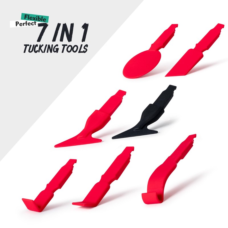 FOSHIO 7 in 1 Vinyl Wrap Tools for Tucking into