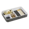 mDesign Set of 2 Desk Organisers - 6 Compartments Organiser