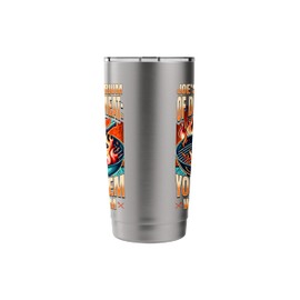 FUNNY "JOE'S CREMATORIUM OF DELICIOUS MEAT" BBQ DESIGN Stainless Steel Insulated Tumbler