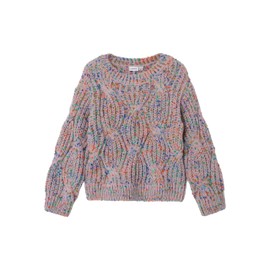 NAME IT Girls' Nkfsigrid LS Knit Jumper, Purple Opulence, 116