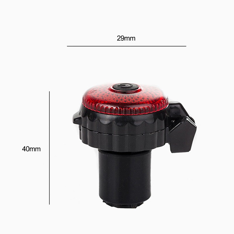 Bicycle Handlebar Plug Lamp Rearview Mirror Adjustable Bicycle Handlebar Mirror