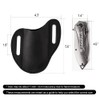 Gentlestache Leather Knife Sheaths for Belt, Pocket Knife Holder, EDC