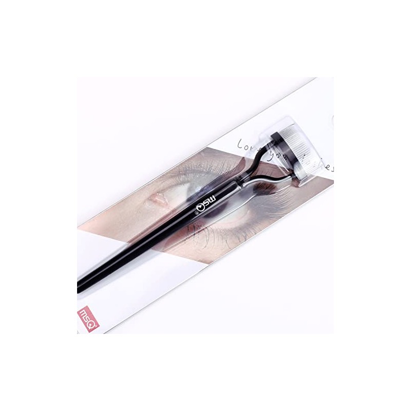 MSQ - cepillo para polvo para cejas con rizador de