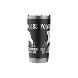 Polar Plungers Dont Need An Explanation Stainless Steel Insulated Tumbler