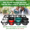 RooTrimmer 12 Cell Round Nursery Pots Tray, Plant Pot Shuttle