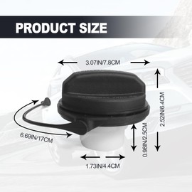 Reemplaza la tapa de gas 31010-3L600, 310103L600 adecuada para Genesis Coupe, Santa Fe, Sonata, Tucson, Veloster, Hyundai Motor-Accent, Azera Elantra, Elantra GT, Entourage, Equus, Genesis.