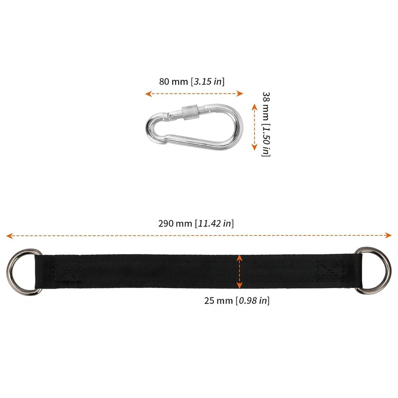 CSGHMM Heavy Duty Tree Swing Straps Kit - 25cm Durable