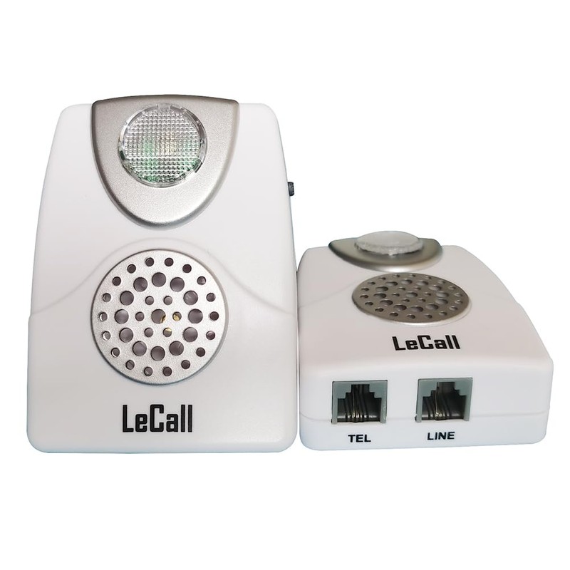 LeCall 2packs Telephone Ringer Amplifier/External Phone Ringer/Phone Ring Enhancer for