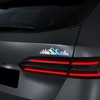 TOMALL 3pcs Tree Mountian Vinyl Stickers for Car Window Bumper