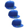 L.O.G.A. Plain Flat Bill Visor Blank Snapback Hat Cap with