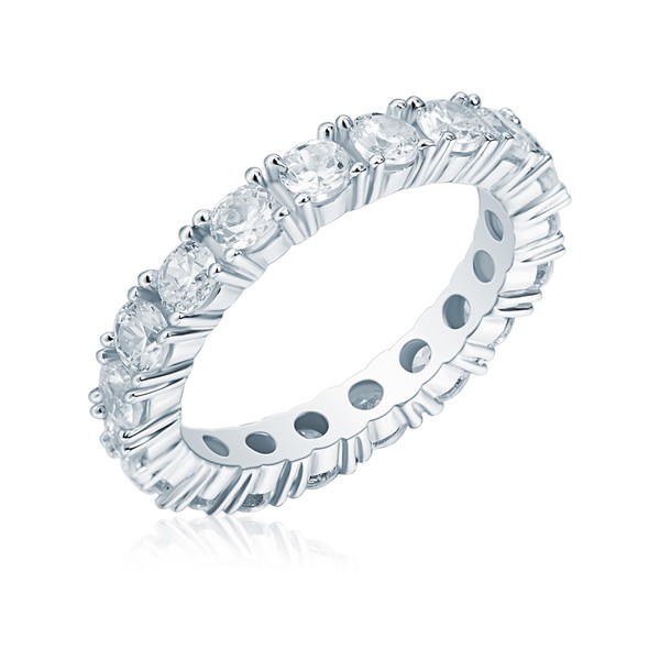 Rafaela Donata 608001103 56 Silver Cubic Zirconia Ring Size P1/2