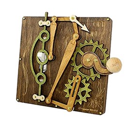 Green Tree Jewelry Single Lever Brown Wood Light Switch Plate
