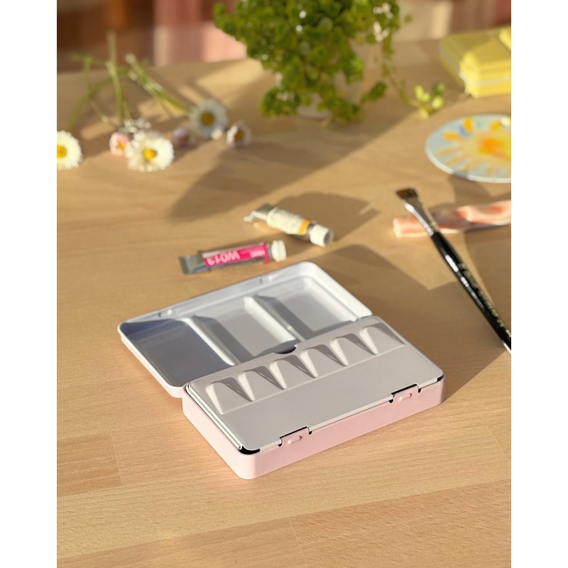 My Rock Way Pale Pink Love Empty Metal Watercolour Tin