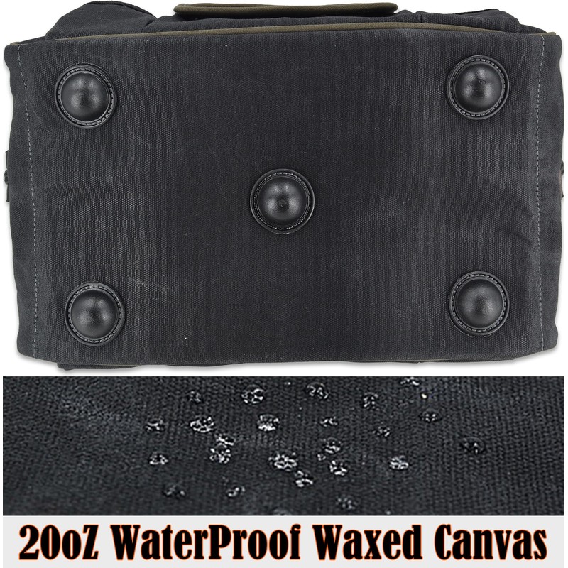 WELKINLAND 30-Pockets Canvas tool bag, 14-Inch Heavy Duty tool bag,