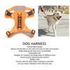 Dog Harness Escape Proof Pull Resistance Breathable Comfortable Adjustable Pet
