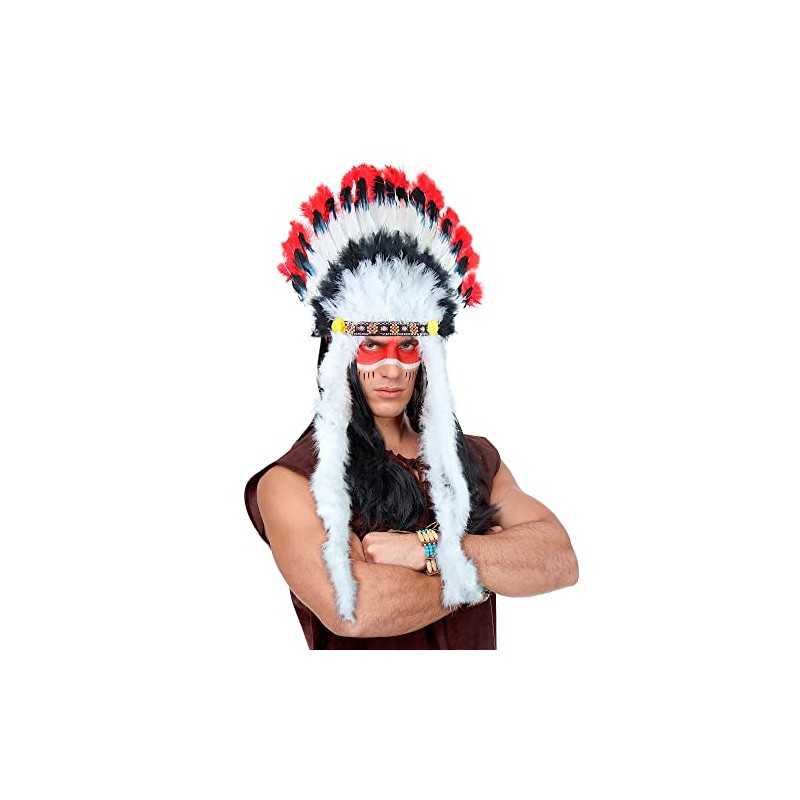 Widmann 3305B Indian Headdress Multi Coloured