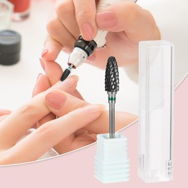 VOCOSTE Nail Drill Bit, Nail Drill, Nail Machine Bit, Nail Tool, Cuticle Treatment, Exfoliating, DIY Polishing, Nail Polishing, For Home Salons, Nail Care, C