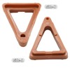 20 Pcs Pot Feet, Risers Toes Triangle Pot Feet, for
