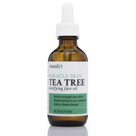 Elastalift Tea Tree Oil Facial Spot Treatment W/Witch Hazel Clarifying Tea Tree Oil For Face Helps Target Redness, Acne, Bumps, Dry Itchy Skin, & Large Pores. Non-Irritating Formula, 1.8 Fl Oz