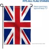 Anley Double Sided Garden Flag, Union Jack British UK Decorative