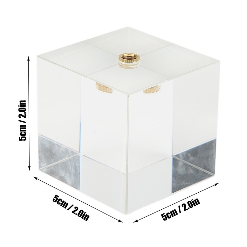 Photography Prism Crystal with 1/4 Thread Optical Glass Prism Camera