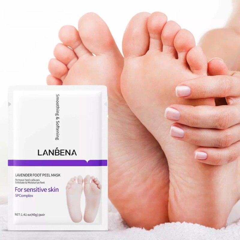 Universo en Linea Mascarilla Exfoliante Pies Lanbena Elimina Piel Muerta
