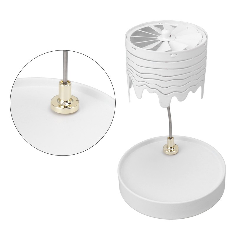 Christmas Tree Carousel Spinning Candle Holder Stainless Steel Rotary Tree