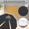 EASTROCK Practice Drum Pad, 8 Inches Double Sided Silent Drum