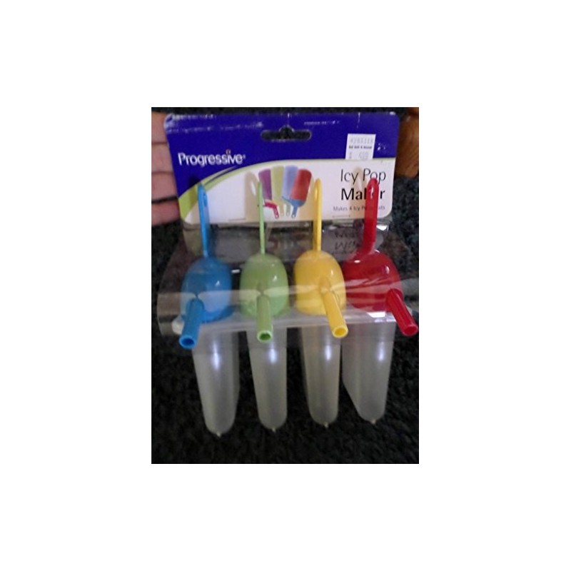 Progressive Ice Pop Treat Popsicle Maker, Set of Four with