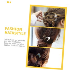 Ipetboom Sets Elegant French Hair Pins Women's U-shaped Hairpins Stylish Hair Accessories for Long Pcs