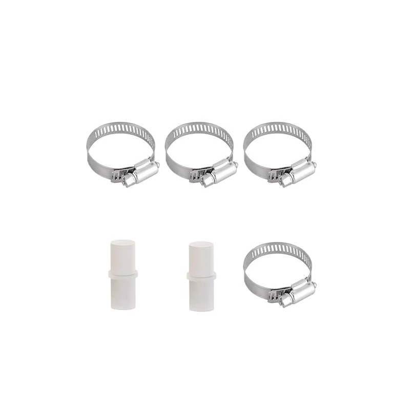 MAREKINEKO 2 SET Universal Washing Machine Drain Hose Extension, Clamp