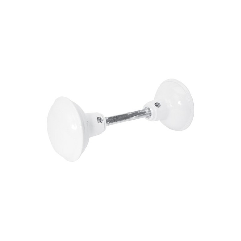 Prime-Line E 2319 Solid Brass Vintage Door Knob Spindle Set,