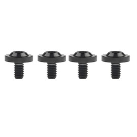 Wanyifa Titanium Bolt M6 10 15 20mm Torx T30 Screws for Bicycle Motorcycle Car Pack of 4 (M6x10mm, Black)