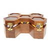 AB Handicrafts 5-Slot Wooden Honeycomb Watch Box, Watch Display Case
