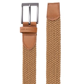 Redbridge Braided Belt Elastic Flexible Adjustable Unisex Stretch Belt, brown