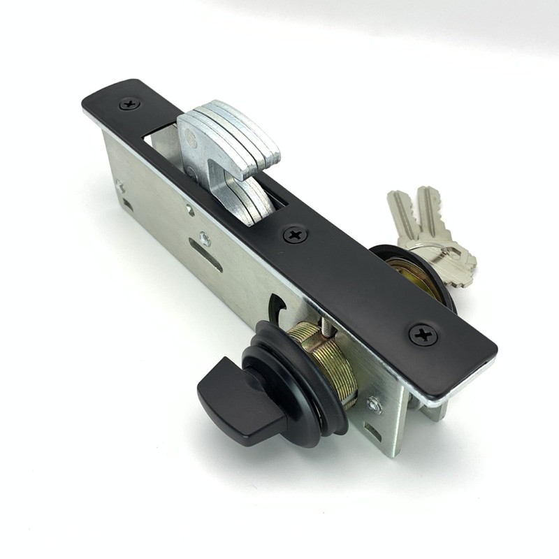 Commercial Door Lock with Deadbolt ，Storefront Mortice Hook Door Lock，Swing