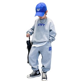 KOSIKINI Kids' Clothing Jersey, Setup, Spring, Autumn, Clothes, Long Sleeve, Boys, Trainer, Sports Pants, Top and Bottom Set, Jersey, Boys, Sweatpants, Setup, Kids, Casual, Korean, Stylish, Boys