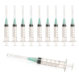 5ml with 21 Ga 1.5 Inch Luer Lock, Individually Wrapped 20 pack