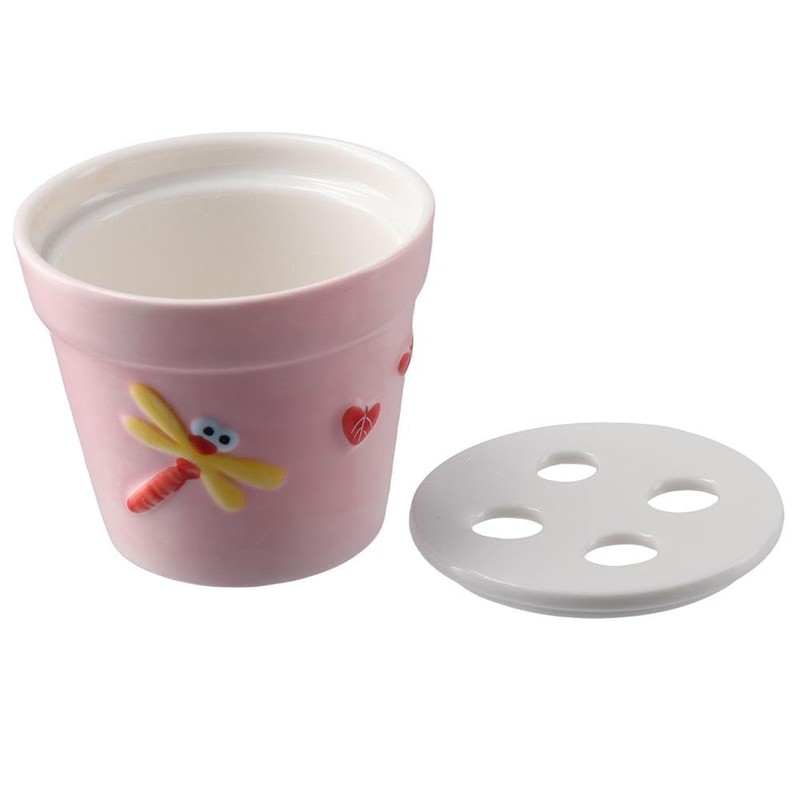 hobbyme Sunflowers Measuring Spoons and Cups Set, Cute Ceramic Measuring