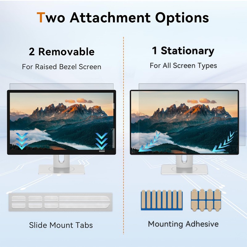 27 Inch Computer Privacy Screen for 16:9 Aspect Ratio Widescreen